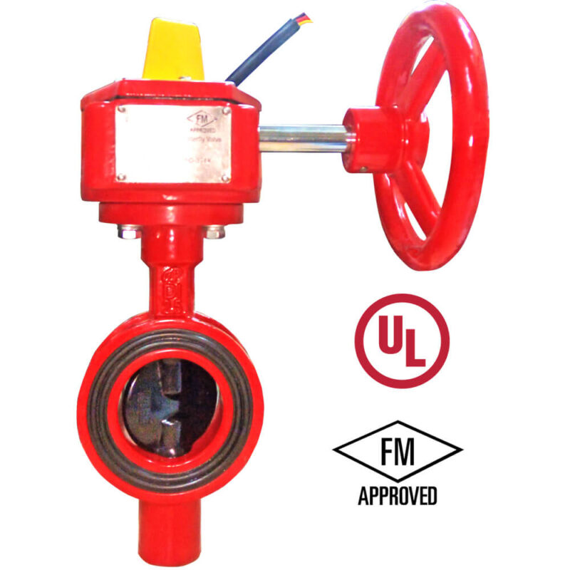 Butterfly Valve With Tamper Switch Wafer Type 300Psig UL/FM
LIV-BFV-DI-DFM-001