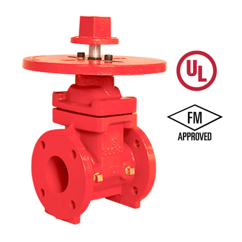Gate Valve Non-Rising F/E 300Psig UL/FM
LIV-GTV-DI-NSR-NH-FM-001