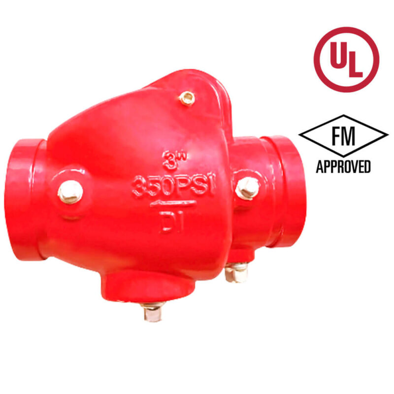 Swing Check Valve Grooved end 300Psig UL/FM
LIV-CHK-DI-DFM-006